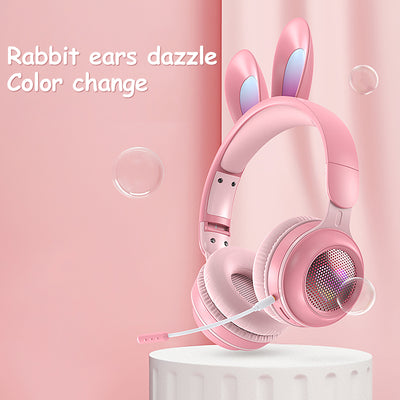 Auriculares Inalámbricos con Orejas de Conejo Luminosas y Extensibles - Image 3