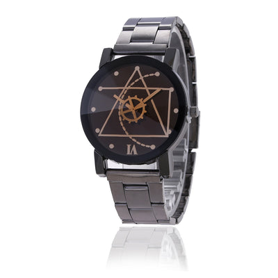 Reloj de Cuarzo Unisex con Brújula y Puntero de Engranaje - Image 3