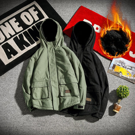 Abrigo Parka Militar Grueso para Hombre - Impermeable, Cálido y Elegante Talla Plus 5XL - Image 9