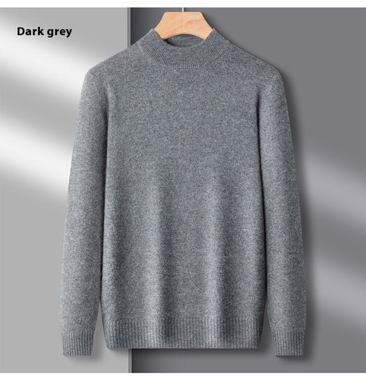 Suéter Cuello Alto Casual para Hombre - Diseño Minimalista Versátil - Image 27