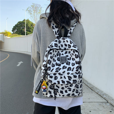 Mochila Impermeable Estampado Leopardo para Mujer - Image 8