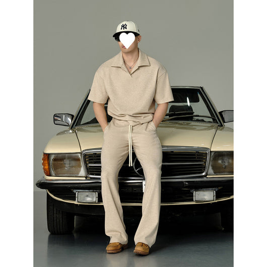 Conjunto Casual Hombre: Camiseta Polo Manga Corta y Pantalón - Image 4