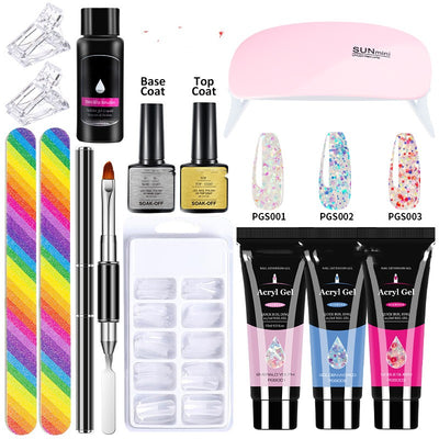 Set de 13 Piezas de Pegamento Cristal para Uñas Extendidas - Image 10