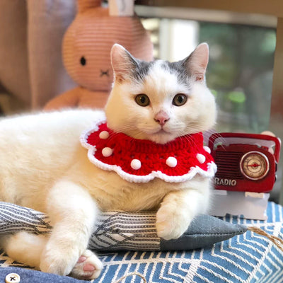Collares Tejidos Navideños para Mascotas - Gatos, Perros y Conejos - Image 3