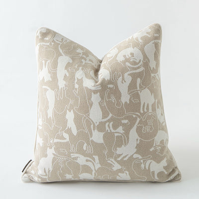 Funda de Cojín para Sofá en Tono Avena - Elegancia Neutral para tu Sala - Image 15