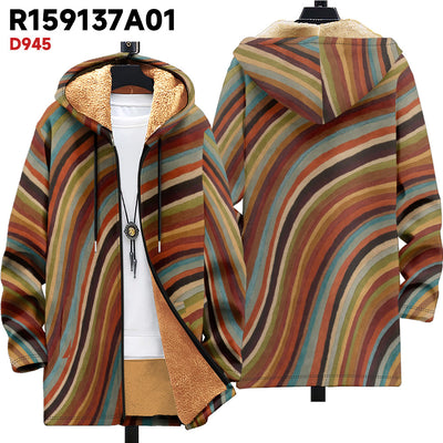 Cardigan con Capucha Grueso para Invierno - Image 7