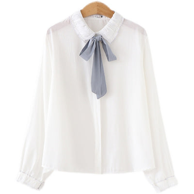 Blusa Chiffon Estilo Japonés - Rejuvenecedora y Versátil - Image 3