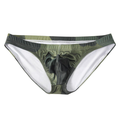 Calzón Triangular de Seda Helada con Diseño Camuflaje - Image 5