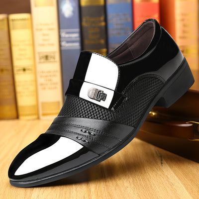 Zapatos de Cuero Transpirables para Hombre - Elegancia Casual y Formal - Image 2