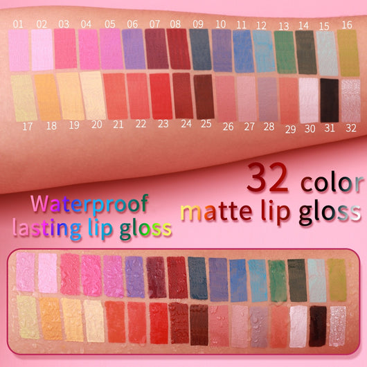 Paleta de 32 Labiales Mate de Larga Duración - Image 66