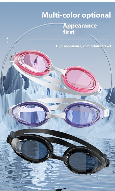 Gafas de Natación HD Anti-Empaño con Gorro - Marco Grande Impermeable - Image 19
