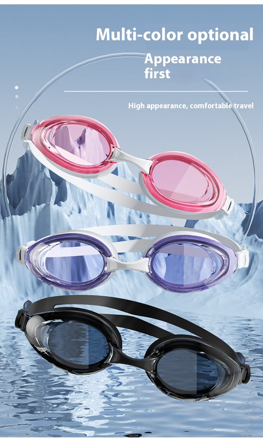 Gafas de Natación HD Anti-Empaño con Gorro - Marco Grande Impermeable - Image 19