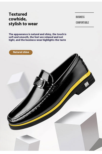Zapatos de Cuero Ejecutivo con Plantilla Elevadora de Altura en Cuero Genuino - Image 13
