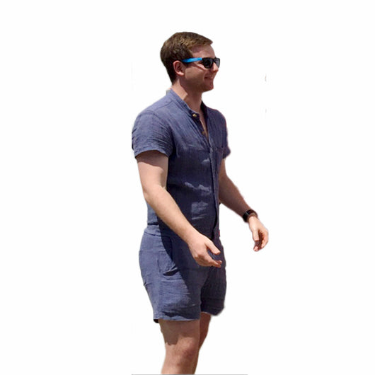 Mono Casual de Manga Corta Elástico para Hombre - Image 5
