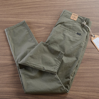 Pantalones Largos Slim Transpirables para Hombre - Comodidad Estival - Image 7