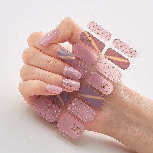 Stickers de Uñas Dorados Personalizados para Mujeres - Image 14