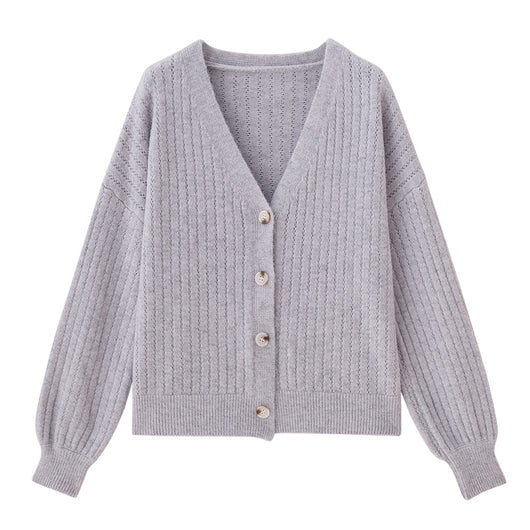 Chaqueta de Punto Japonesa Estilo Relajado para Primavera y Otoño - Image 4