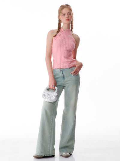 Chaleco Tejido sin Mangas con Escote Halter - Image 17