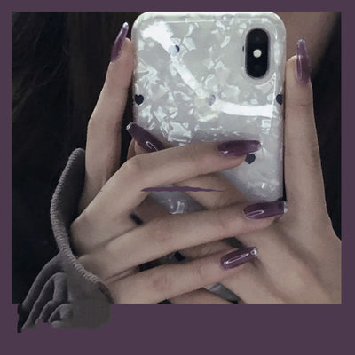 Uñas Postizas Decoradas con Acabado Mate y Textura Scrub - Image 8