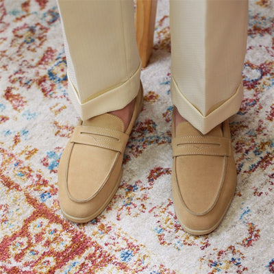 Zapatos Casuales de Cuero Genuino Hechos a Mano para Hombre - Image 13
