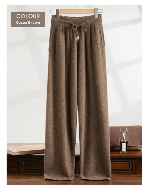 Pantalón de Vestir Elástico Cintura Alta Holgado Pierna Recta - Image 23