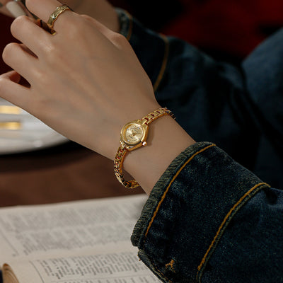 Reloj de Acero Minimalista Lujo Ligero para Mujer