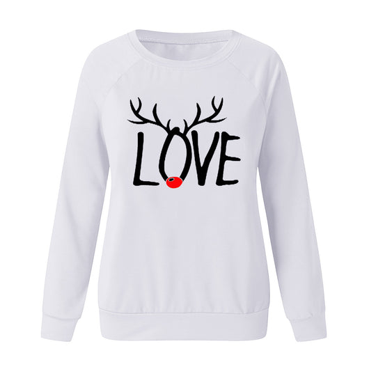 Suéter Navideño Estampado Cuello Redondo Manga Larga para Mujer - Image 9