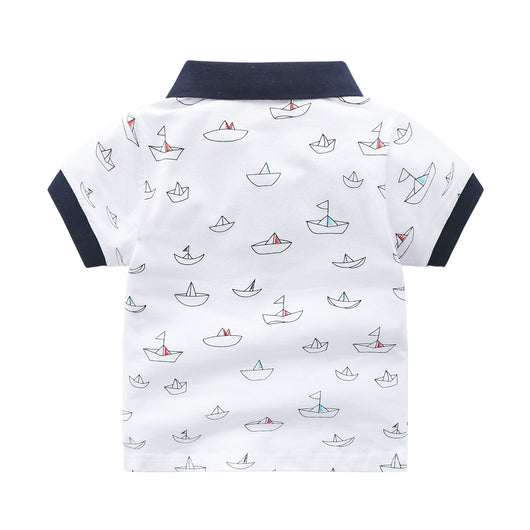 Polo Infantil de Manga Corta con Cuello - Image 4