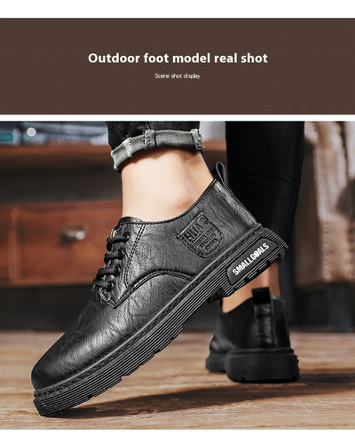 Botas de Cuero para Hombre - Estilo Casual y Trabajo - Image 17