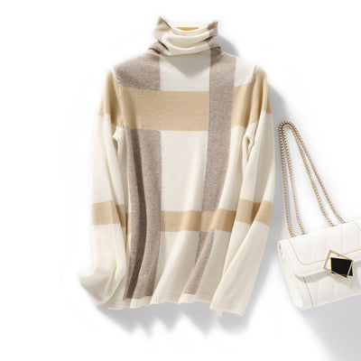 Suéter de Lana Pura con Cuello Tipo Pile - Prenda Base Versátil - Image 6