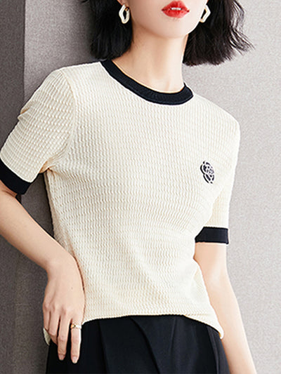 Playera Tejida Elástica para Verano - Comodidad y Estilo para Mujer - Image 5