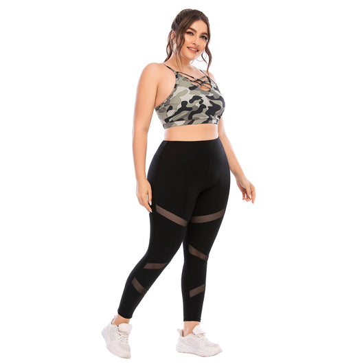 Conjuntos de Yoga y Fitness Talla Grande Europeos y Americanos - Image 13