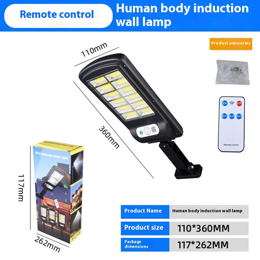 Lámpara Solar de Seguridad LED con Sensor de Movimiento - Image 4
