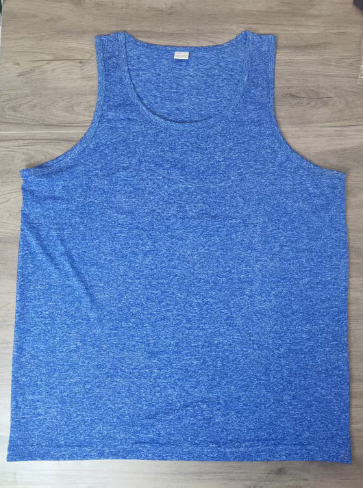 Camiseta Deportiva Hombre Sin Mangas Ajuste I-Strap Colores Sólidos - Image 23