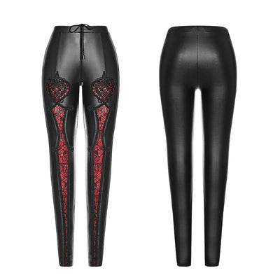 Leggings Deportivos con Bordado Floral y Posicionamiento Punk - Image 3