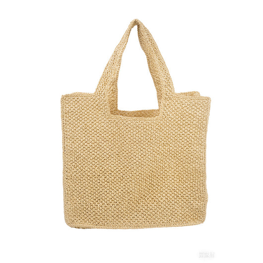 Bolsa Tejida de Vacaciones - Tote Commuter Elegante - Image 8