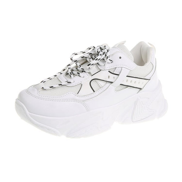Zapatillas Blancas Minimalistas Coreanas para Mujer - Diseño Elegante y Cómodo