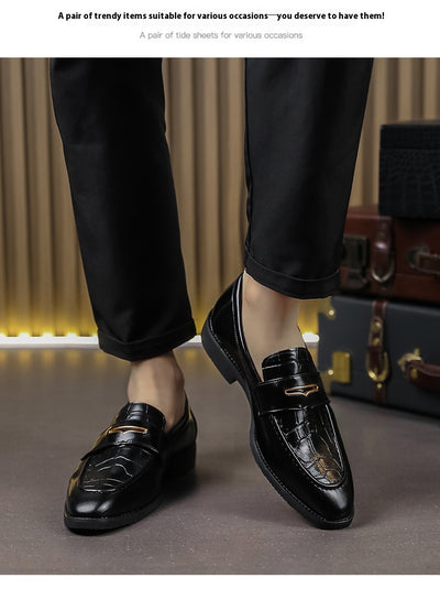 Zapatos Formales de Cuero para Hombre Talla Grande - Diseño Puntiagudo Elegante - Image 12