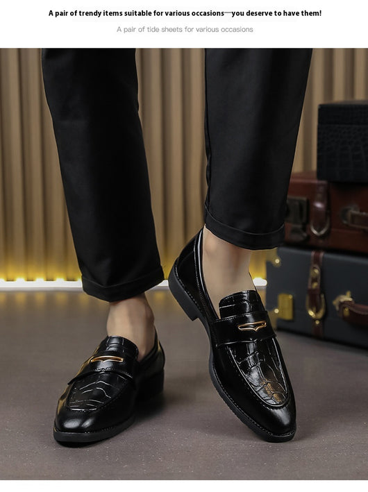 Zapatos Formales de Cuero para Hombre Talla Grande - Diseño Puntiagudo Elegante - Image 12