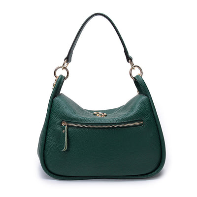Bolso Tote de Cuero con Cadena y Capas Delanteras - Image 3