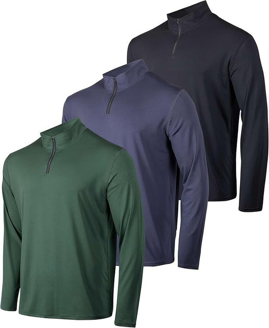 Polo Deportivo Hombre Manga Larga Elástico Transpirable Secado Rápido - Image 15