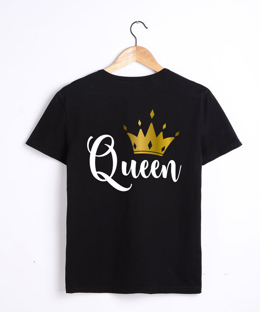 Playera Familiar Corona Reina Rey Príncipe Manga Corta - Image 4