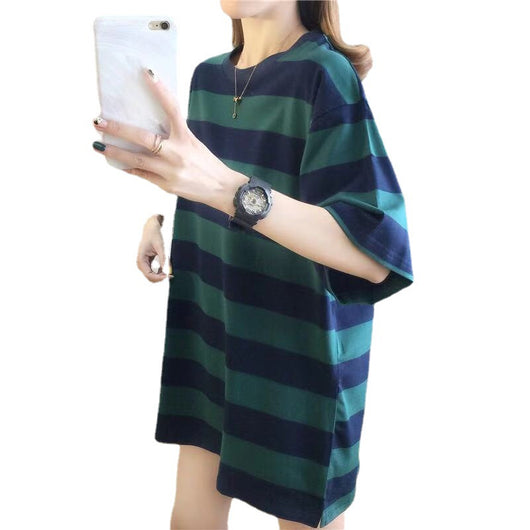 Camiseta Holgada con Rayas para Hombre y Mujer - Image 4