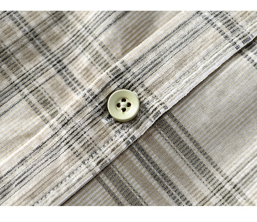 Camisa Casual de Cuadros en Pana de Algodón para Hombre - Image 13