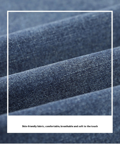 Camisa Denim Holgada con Hombros Caídos para Hombre - Image 21