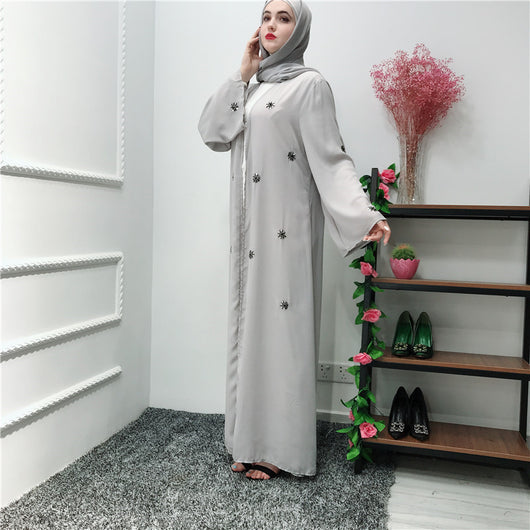 Cardigan Bordado Elegante con Pañoleta a Juego - Image 5