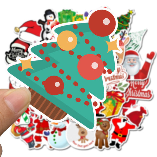 50 Pegatinas Navideñas Impermeables con Diseños Graffiti - Image 3