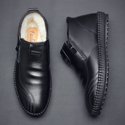 Botas de Invierno para Hombre con Forro de Lana Térmica y Cuero Premium - Image 11