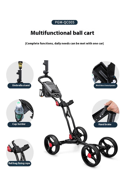 Carrito de Golf Plegable de Cuatro Ruedas - Image 16
