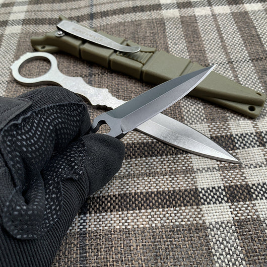 Cuchillo de Supervivencia Táctico de Hoja Recta - Defensa y Resistencia Extrema - Image 9